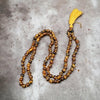 Tiger Eye Mala 108 Beads Original, Tiger Eye Stone Mala For Men And Women, Tibetan Buddha Prayer Mala Rosary, Natural Reiki Feng-Shui Mala Necklace