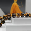 Tiger Eye Mala 108 Beads Original, Tiger Eye Stone Mala For Men And Women, Tibetan Buddha Prayer Mala Rosary, Natural Reiki Feng-Shui Mala Necklace