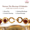 Om Namah Shivay Bracelet with Natural Rudraksha Beads