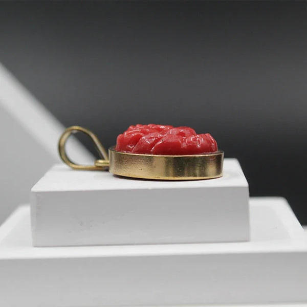 Original Red Ganesh Ji Locket