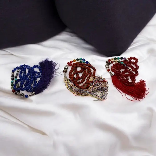Buy Pack of 3 Buddhist Prayer Beads Necklace