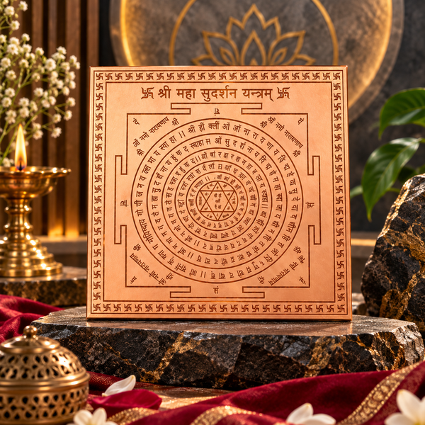 Maha Sudarshan Copper Yantra