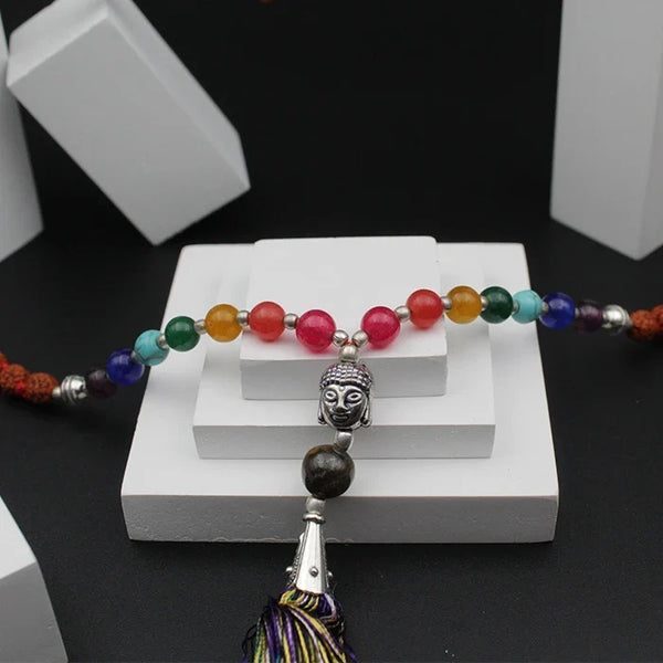 Rudraksha Gautam Buddha Beads Japa Mala