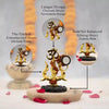 Shiva Shakti Trishul With Rudraksha Statue