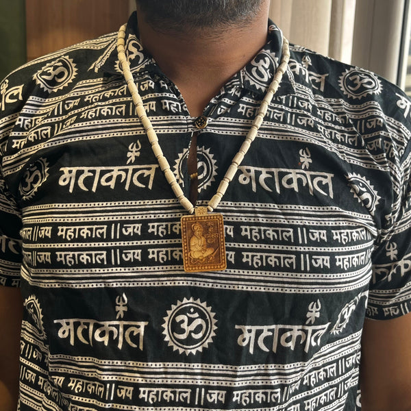 Original Big Size Jai Shree Bhageshwar Dham Pure White Tulsi Mala