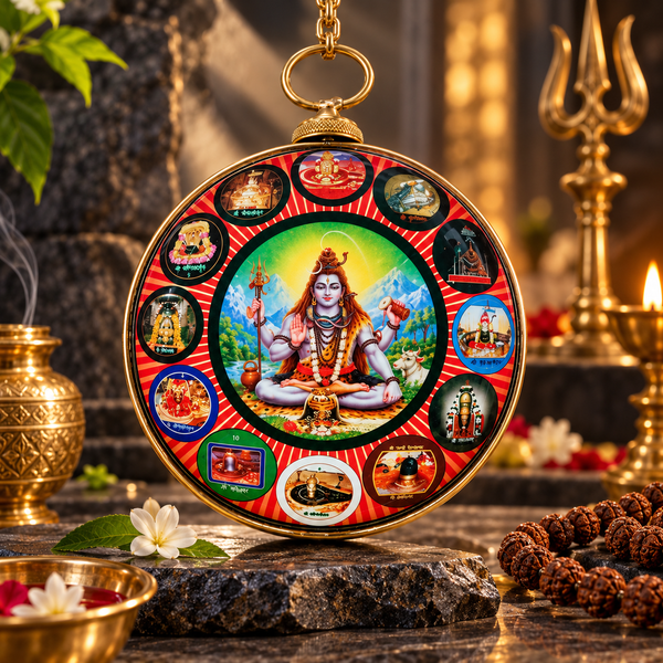 12 jyotirling shivling Hanging Yantra