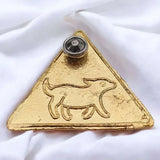 Effective Ketu Yantra Plate For Home,Original Ketu Mani Stone,Cat Eye Ketu Yantra With Lehsunia Stone Gold Plated For Pooja,Square Shape Ketu Yantra Blessed Energized With Box