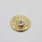 Energized Shukra Yantra Stone for Pooja,Original Shree Shukra Yantra Circular Plate with Small Size Stone,Pure Copper Shukra Yantram Numerology for Good Luck