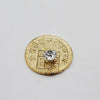 Energized Shukra Yantra Stone for Pooja,Original Shree Shukra Yantra Circular Plate with Small Size Stone,Pure Copper Shukra Yantram Numerology for Good Luck