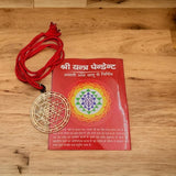 Big Size Shree Yantra Pendant For Men Women