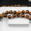 Tiger Eye Mala 108 Beads Original, Tiger Eye Stone Mala For Men And Women, Tibetan Buddha Prayer Mala Rosary, Natural Reiki Feng-Shui Mala Necklace