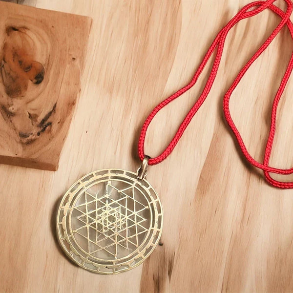 Big Size Shree Yantra Pendant For Men Women