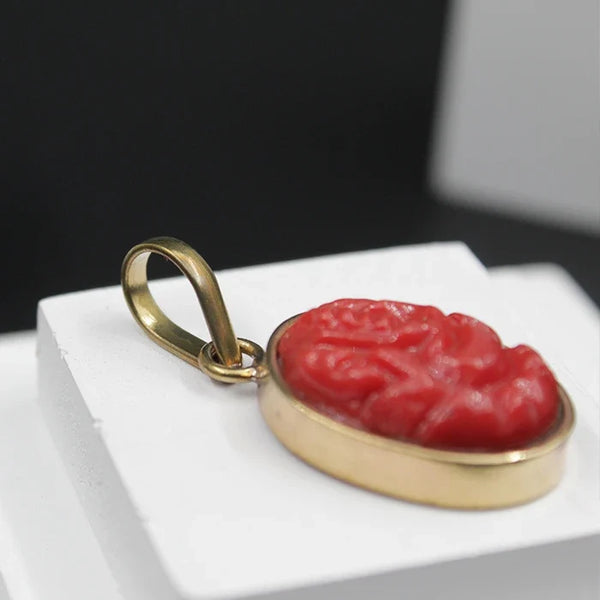 Original Red Ganesh Ji Locket