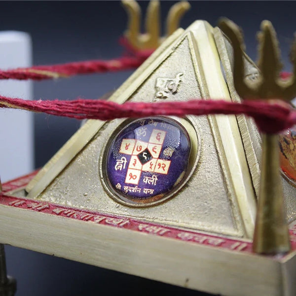 Original Baglamukhi Raksha Kavach Sutra Yantra (6inch)