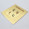 Gold Plated Shri Bhagyoday Copper Yantra
