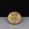 Energized Shukra Yantra Stone for Pooja,Original Shree Shukra Yantra Circular Plate with Small Size Stone,Pure Copper Shukra Yantram Numerology for Good Luck