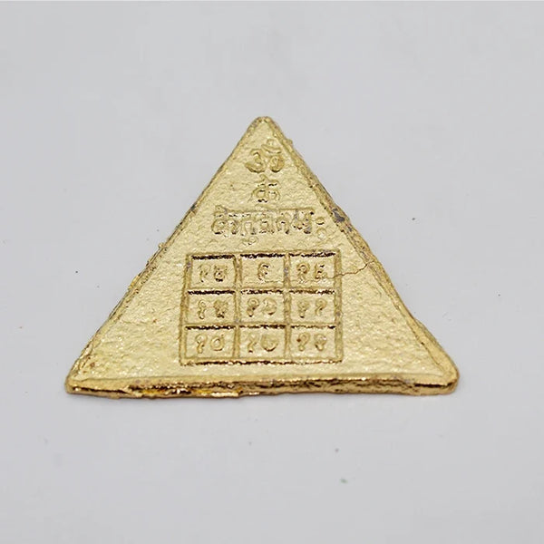 Effective Ketu Yantra Plate For Home,Original Ketu Mani Stone,Cat Eye Ketu Yantra With Lehsunia Stone Gold Plated For Pooja,Square Shape Ketu Yantra Blessed Energized With Box