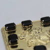 Energized Rahu Yantra Plate For Home Business Good Luck,Original Rahu Yantra Golden Plated Black Color Stone Set For Pooja vastu With Square Shape Box