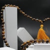 Tiger Eye Mala 108 Beads Original, Tiger Eye Stone Mala For Men And Women, Tibetan Buddha Prayer Mala Rosary, Natural Reiki Feng-Shui Mala Necklace