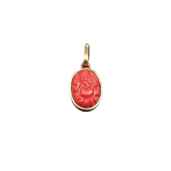 Original Red Ganesh Ji Locket