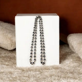 Buy Black Tulsi Mala Necklace in Silver (Small Size)
