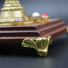 Maha Meru Shree Yantra with Chowki,Meru Yantra for Puja & Spiritual Practice
