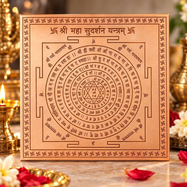 Maha Sudarshan Copper Yantra