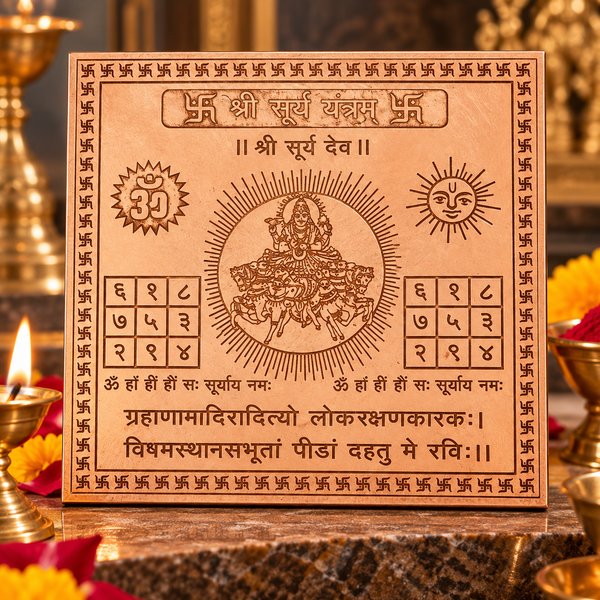 Original Copper Surya Yantra