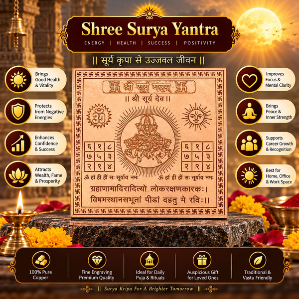 Original Copper Surya Yantra