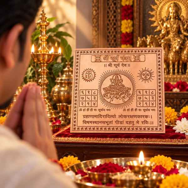 Original Copper Surya Yantra