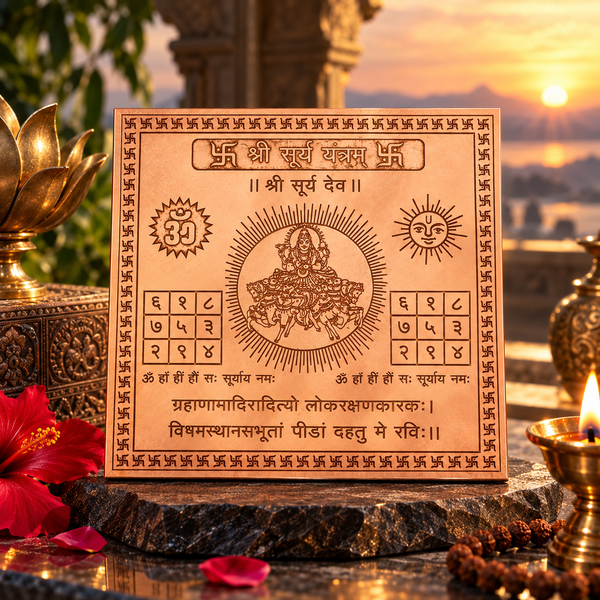 Original Copper Surya Yantra