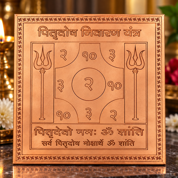Premium Quality Pitra Dosh Nivaran Copper Yantra