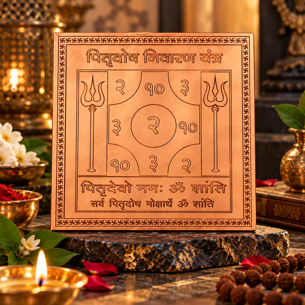 Premium Quality Pitra Dosh Nivaran Copper Yantra