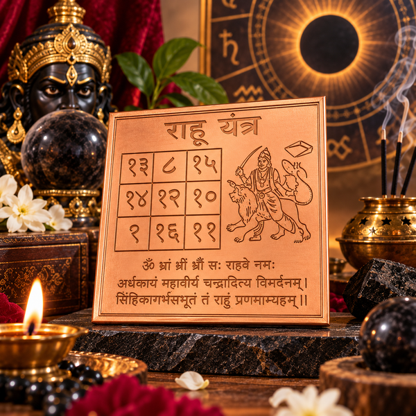 Premium Quality Rahu Copper Yantra