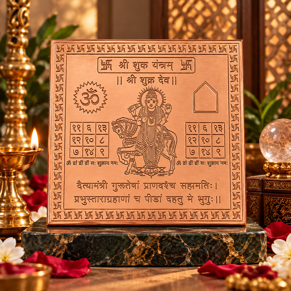 Premium Quality Shri Shukra Copper Yantra
