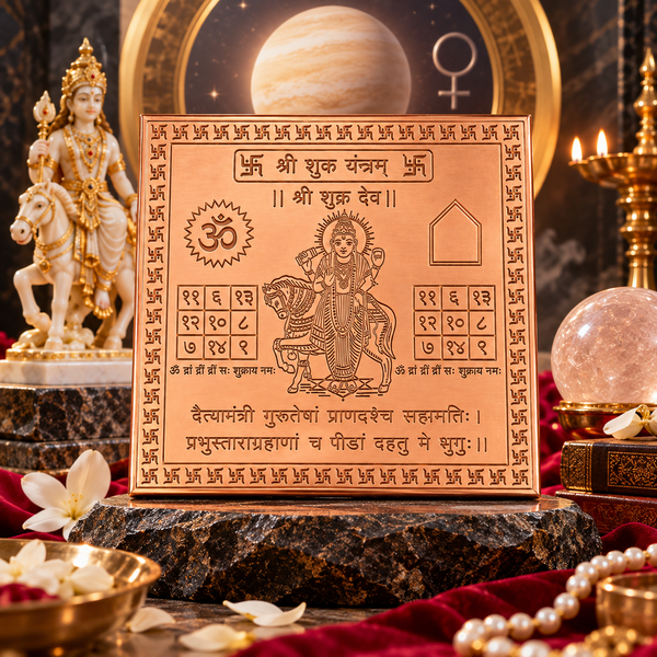 Premium Quality Shri Shukra Copper Yantra