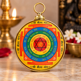 Shree Bhairava Hanging Yantra – Brass Kaal Bhairav Yantra for Home & Office