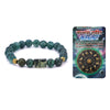 Virgo Rashi Bracelet with Green Beads